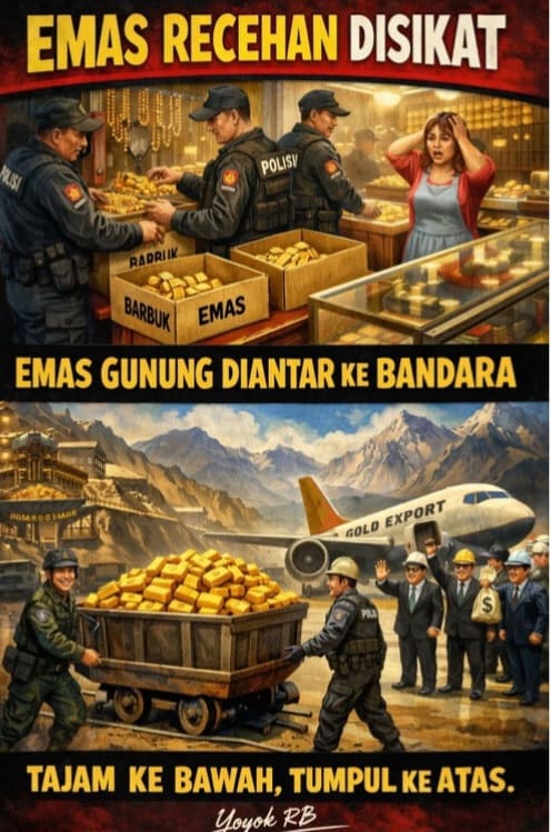 Emas Rakyat Disikat, Emas Raksasa di Kawal