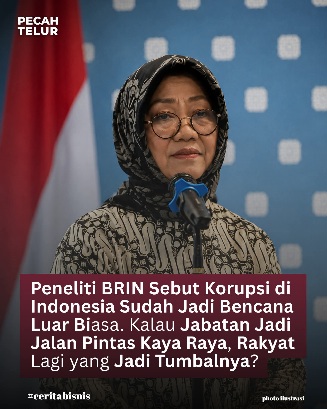 Korupsi di Indonesia Sudah Jadi Bencana Luar Biasa